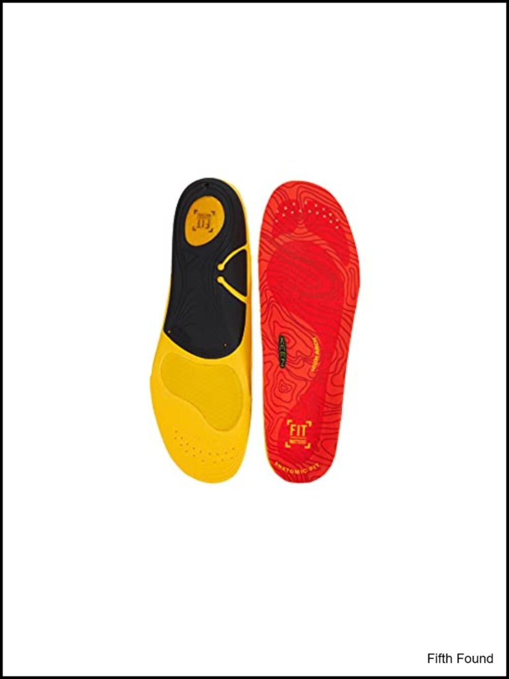 High Arch Support Cushioned Outdoor Insole with Gel Heel & Forefoot